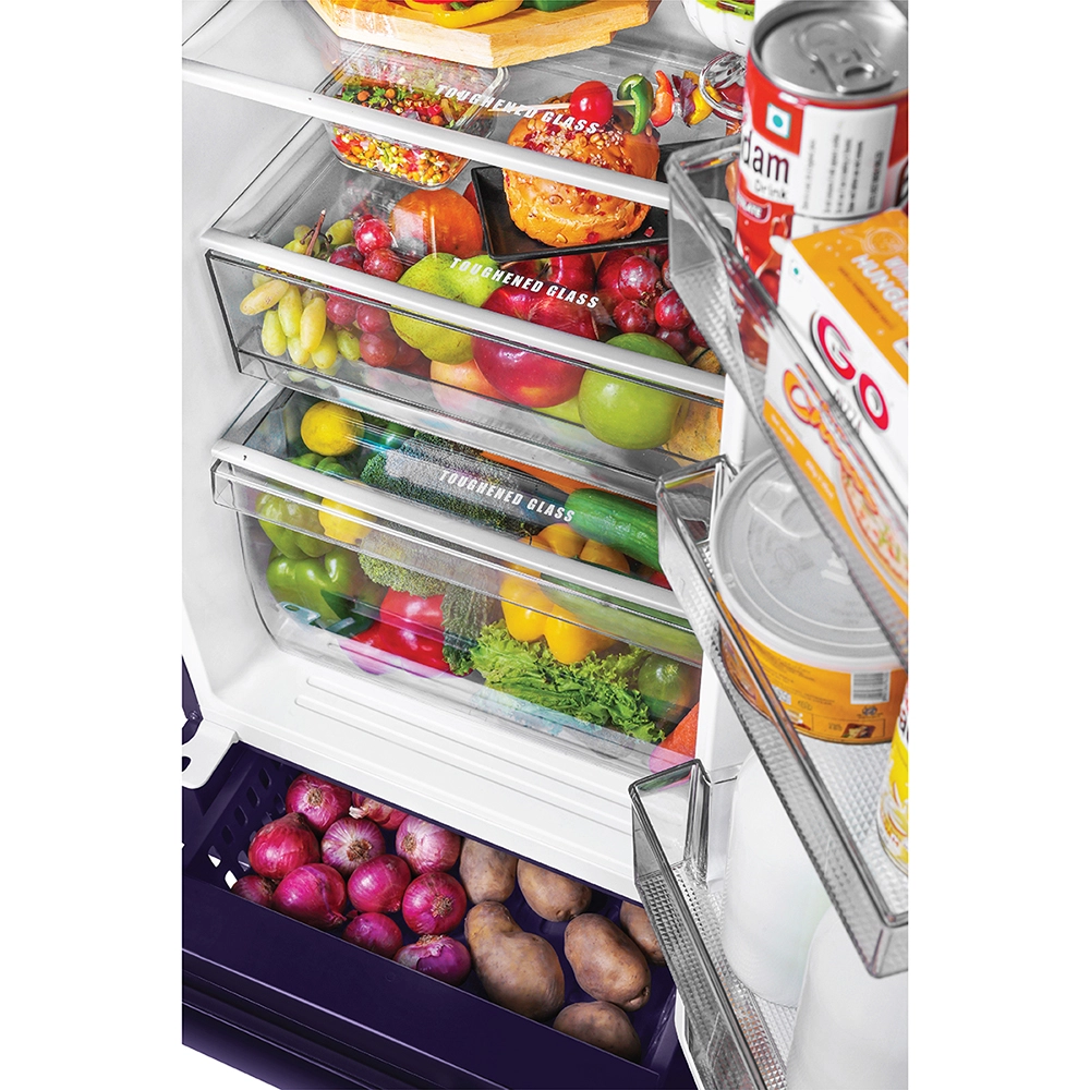 Haier 190L 5 Star Direct Cool Single Door Refrigerator with Toughened Glass Shelf - HRD-2105PMR-P